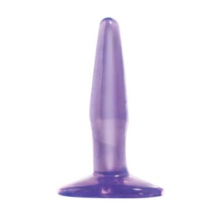 Basix Rubber Works  Mini Butt Plug - Color Púrpura