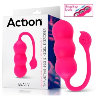 Beany Huevo Vibrador y Entrenador Suelo Pélvico con Empuje
