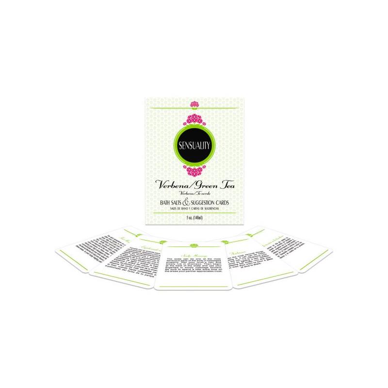 Sales de Baño y Cartas Impermeables Sensuality Bath Set (EN ES)