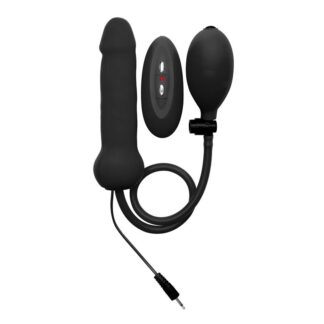 Shots Ouch! Dildo Vibrador Hinchable Negro